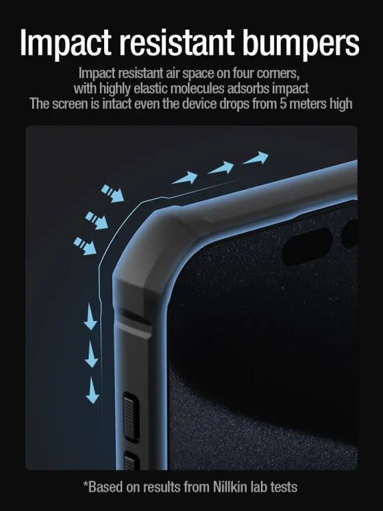 Защитный чехол NILLKIN CamShield Armor для Apple iPhone 15 Pro - Black: фото 10 из 18