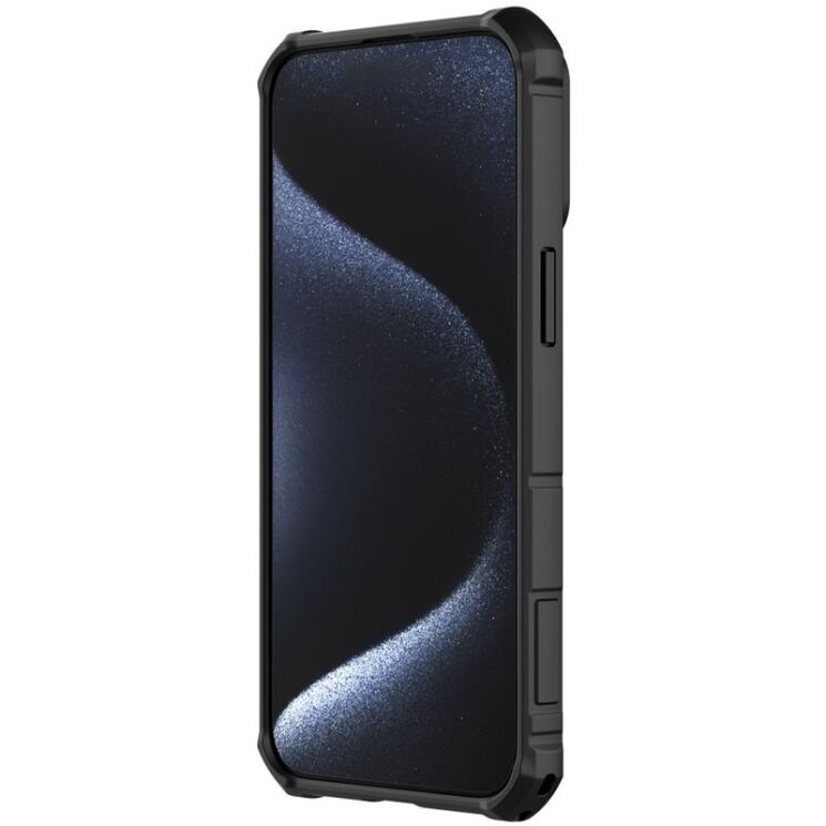 Защитный чехол NILLKIN CamShield Armor для Apple iPhone 15 Pro - Black: фото 5 из 18