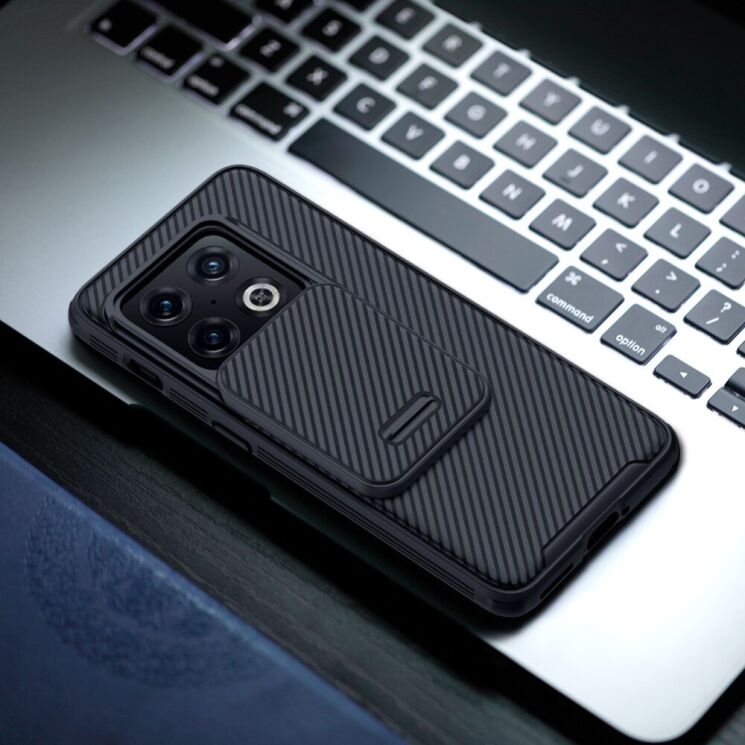 Защитный чехол NILLKIN CamShield Pro для OnePlus 10 Pro - Black: фото 16 из 18