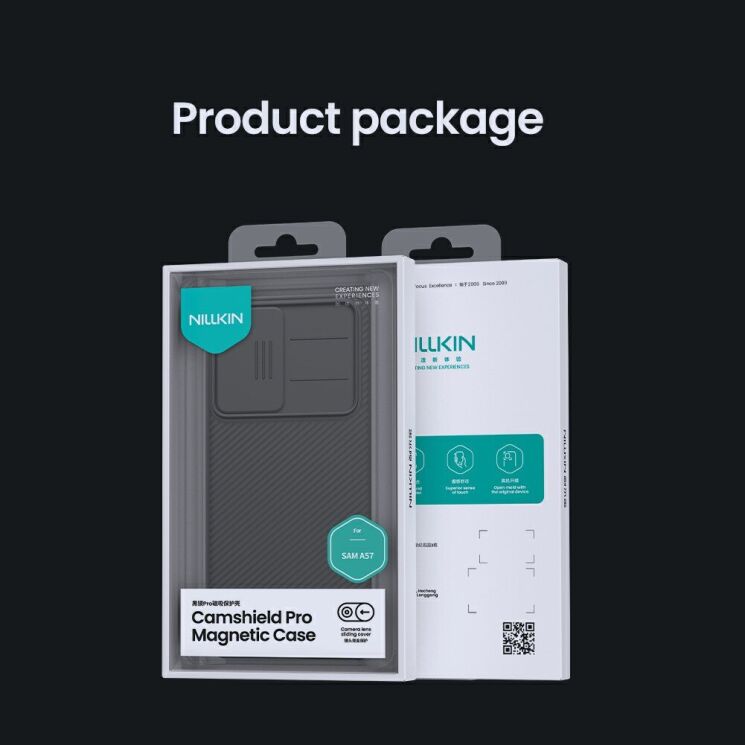 Защитный чехол NILLKIN CamShield Pro (with MagSafe Support) для Samsung Galaxy A57 (A576) - Black: фото 16 из 16