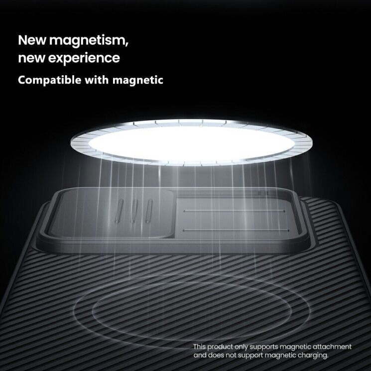 Защитный чехол NILLKIN CamShield Pro (with MagSafe Support) для Samsung Galaxy A57 (A576) - Black: фото 13 из 16