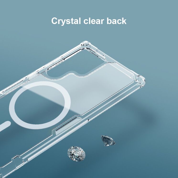 Захисний чохол NILLKIN Nature TPU Pro Magnetic для Samsung Galaxy S23 Ultra (S918) - Transparent: фото 12 з 23