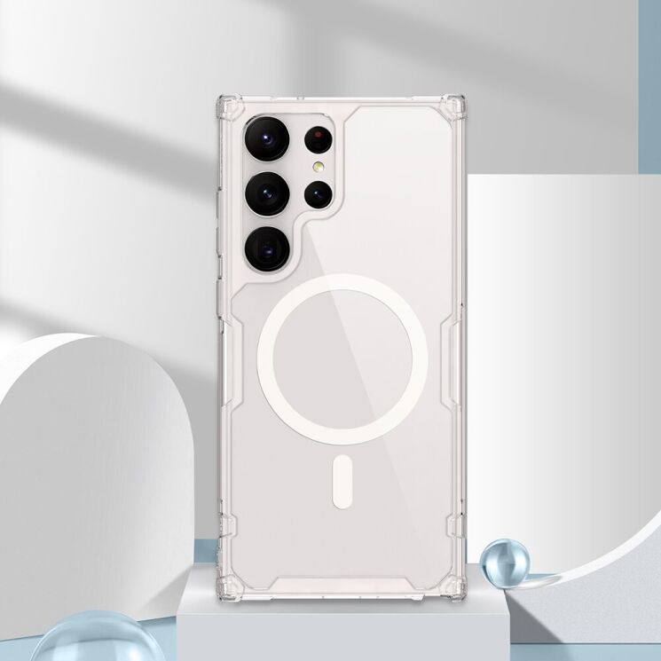 Захисний чохол NILLKIN Nature TPU Pro Magnetic для Samsung Galaxy S23 Ultra (S918) - Transparent: фото 22 з 23