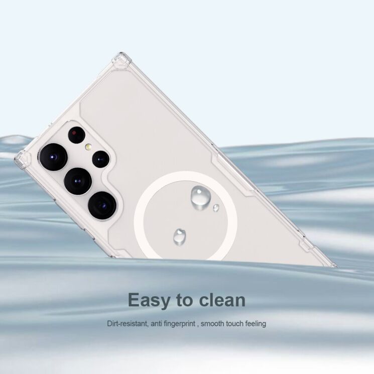 Захисний чохол NILLKIN Nature TPU Pro Magnetic для Samsung Galaxy S23 Ultra (S918) - Transparent: фото 18 з 23