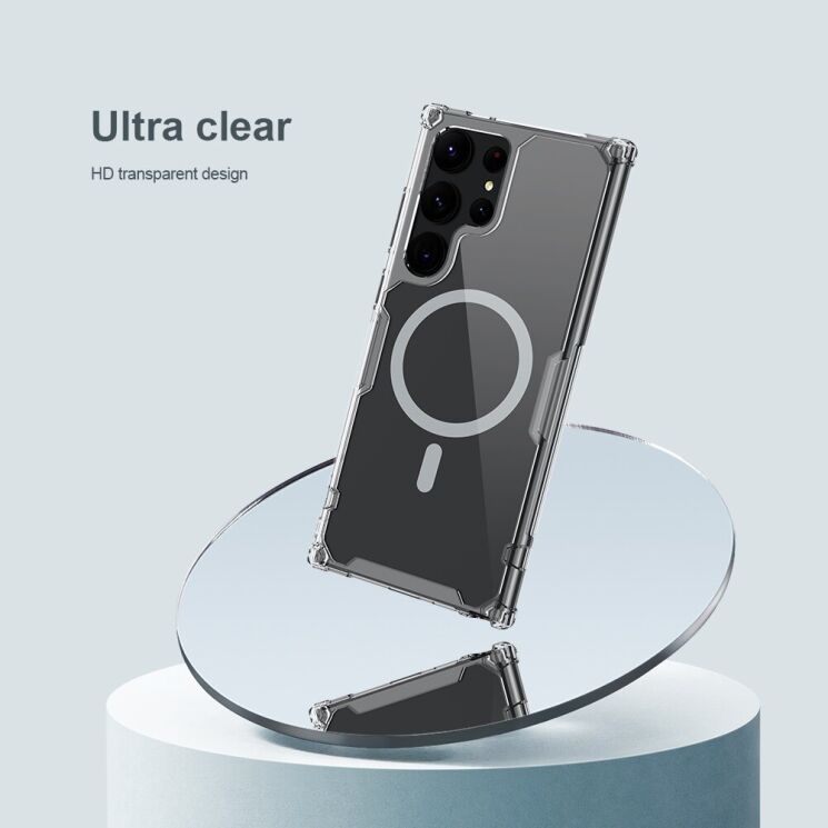 Захисний чохол NILLKIN Nature TPU Pro Magnetic для Samsung Galaxy S23 Ultra (S918) - Transparent: фото 11 з 23