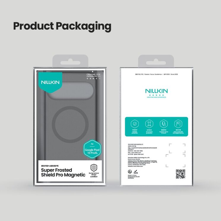 Защитный чехол NILLKIN Super Frosted Shield Pro Magnetic для Google Pixel 10 Pro XL - Black: фото 20 из 20