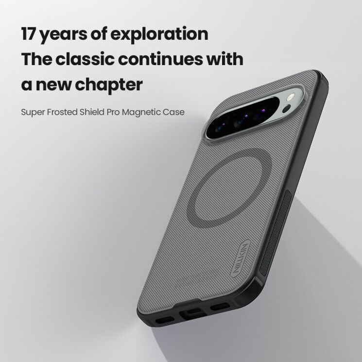 Защитный чехол NILLKIN Super Frosted Shield Pro Magnetic для Google Pixel 10 Pro XL - Black: фото 6 из 20