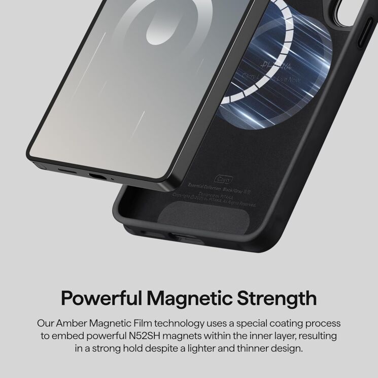 Защитный чехол Pitaka Cairn ProGuard Classic для Samsung Galaxy S26 Ultra (S948) PBS2601U - 600D Black / Grey (Twill): фото 14 из 17