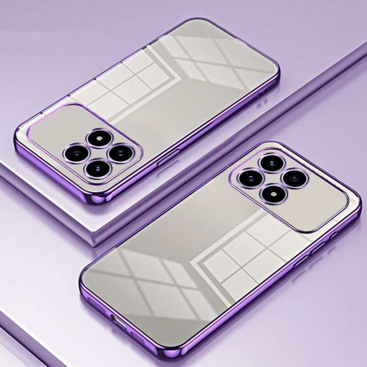 Захисний чохол Reframe Electroplating Frame для Xiaomi Poco F8 Pro - Purple: фото 2 з 7