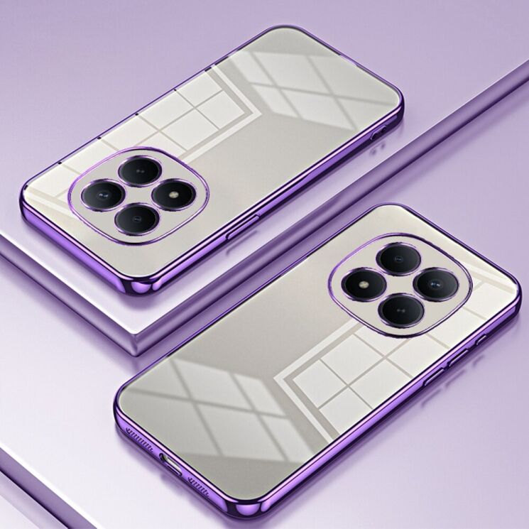 Защитный чехол Reframe Electroplating Frame для Xiaomi Redmi Note 15 Pro - Purple: фото 2 из 7