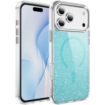 Захисний чохол Reframe Glitter Magnetic Case для Apple iPhone 17 Pro - Blue: фото 1 з 9