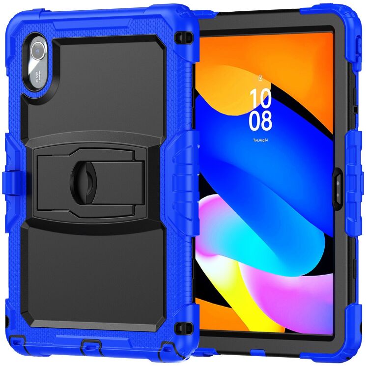 Защитный чехол Reframe Rugged Stand для Lenovo Tab M11 (TB330) / Tab K11 Gen 2 / Idea Tab (TB336) / Xiaoxin Pad 2024 - Dark Blue: фото 2 из 10