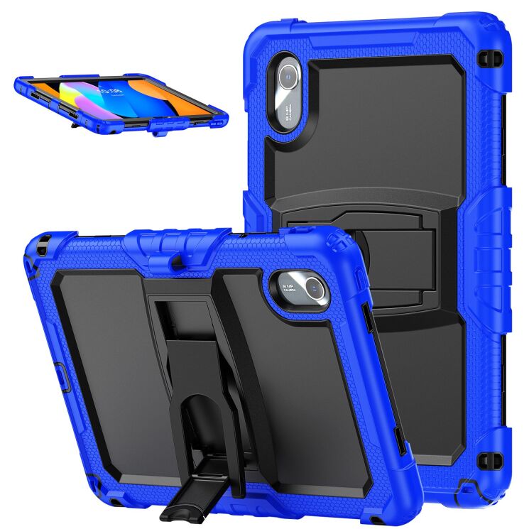 Защитный чехол Reframe Rugged Stand для Lenovo Tab M11 (TB330) / Tab K11 Gen 2 / Idea Tab (TB336) / Xiaoxin Pad 2024 - Dark Blue: фото 1 из 10