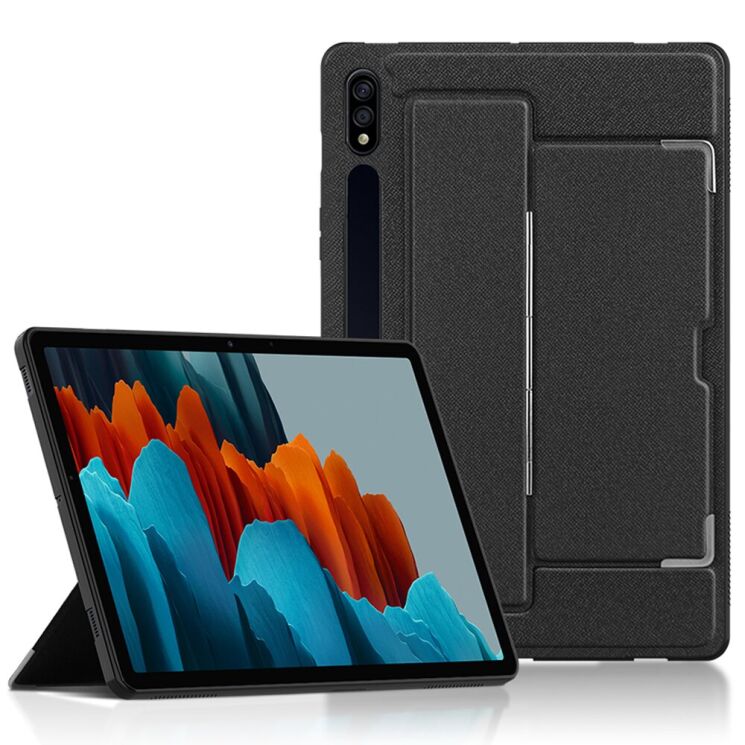 Защитный чехол Reframe Stand Ease для Samsung Galaxy Tab S7 (T870/875) - Black: фото 2 из 8