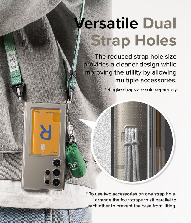 Захисний чохол Ringke Fusion Card для Samsung Galaxy S24 Ultra (S928) 8809961783678 - Clear: фото 16 з 19