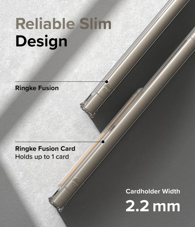 Захисний чохол Ringke Fusion Card для Samsung Galaxy S24 Ultra (S928) 8809961783678 - Clear: фото 8 з 19