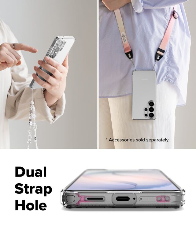 Защитный чехол Ringke Fusion для Samsung Galaxy S26 Ultra (S948) 8800328814424 - Matte Clear: фото 12 из 16