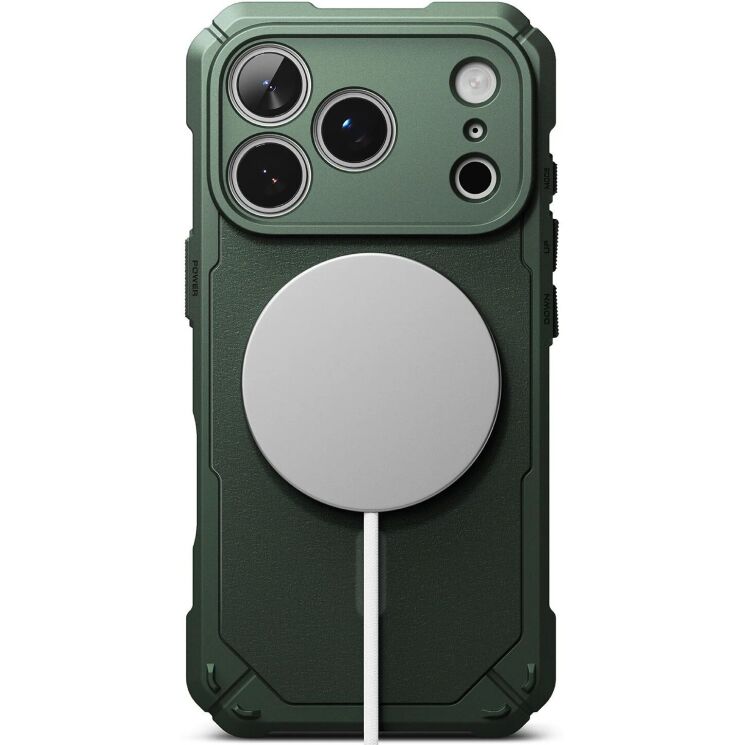 Защитный чехол Ringke Rugged Gear Magnetic для iPhone 18 Pro (8800380463325) - Dark Green (423775DG) Защитный чехол Ringke Rugged Gear Magnetic для iPhone 18 Pro (8800380463325) - Dark Green: фото 1 из 16