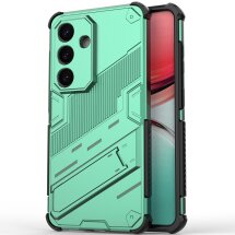 Захисний чохол з підставкою Deexe Bibercas для Samsung Galaxy S26 Plus (S947) - Green: фото 1 з 9