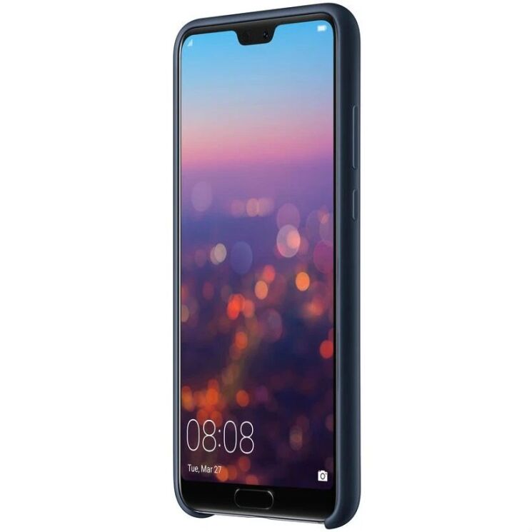 Защитный чехол Silicone Case для Huawei P20 - Deep Blue: фото 3 из 5
