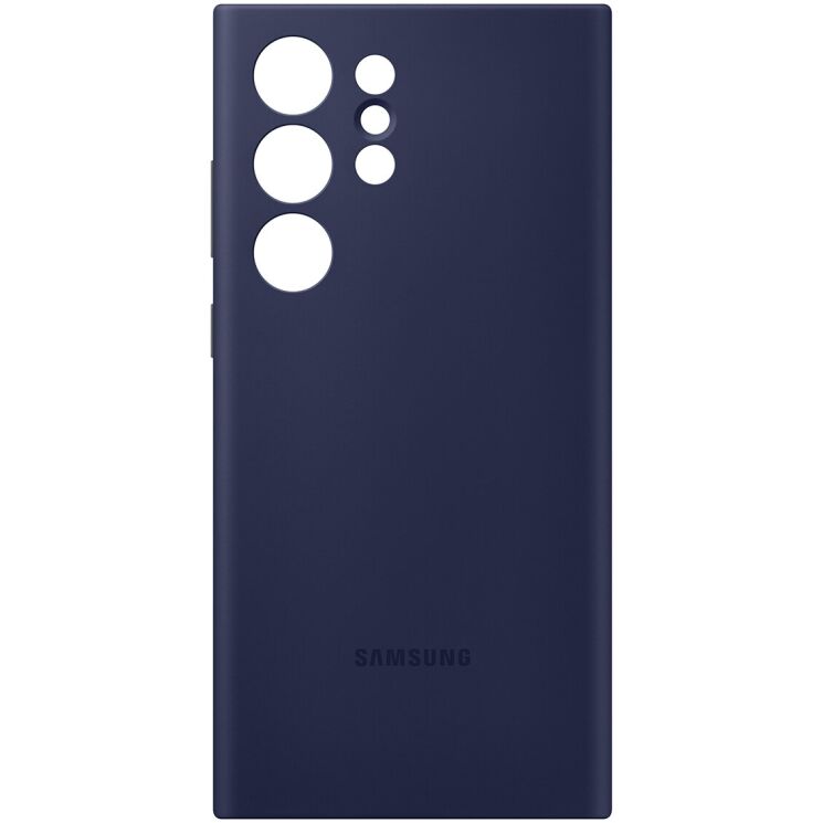 Захисний чохол Silicone Case для Samsung Galaxy S23 Ultra (S918) EF-PS918TNEGRU - Navy: фото 3 з 4
