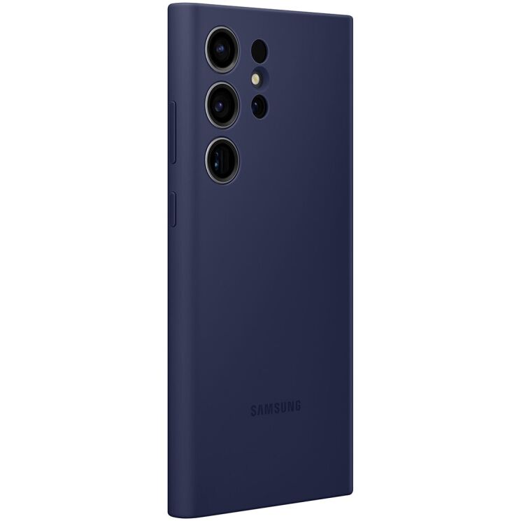 Захисний чохол Silicone Case для Samsung Galaxy S23 Ultra (S918) EF-PS918TNEGRU - Navy: фото 2 з 4
