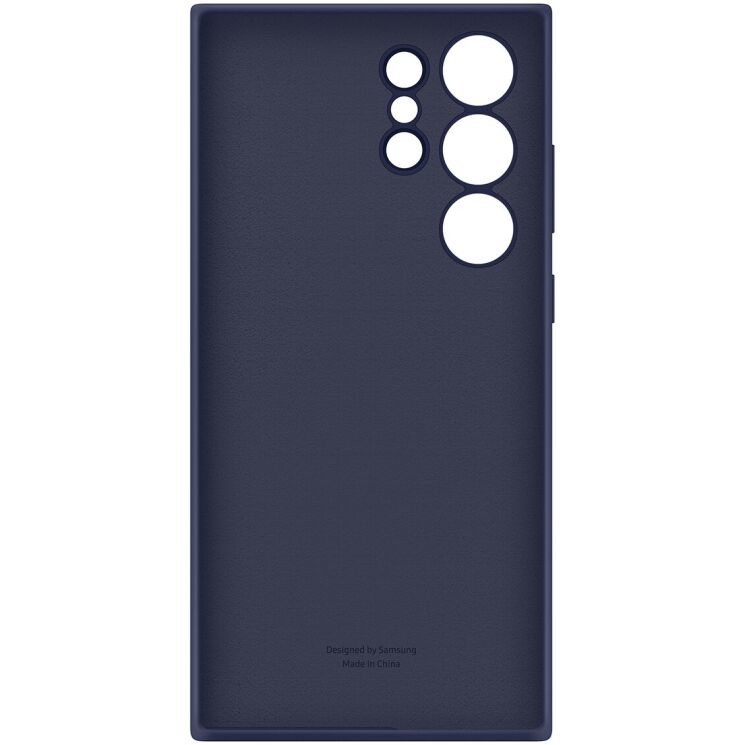 Захисний чохол Silicone Case для Samsung Galaxy S23 Ultra (S918) EF-PS918TNEGRU - Navy: фото 4 з 4