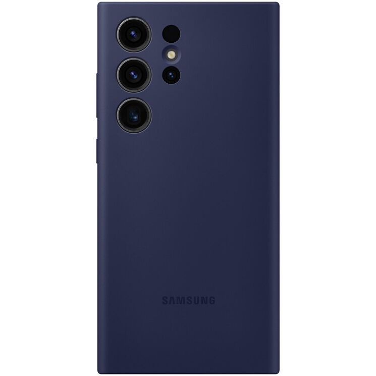 Захисний чохол Silicone Case для Samsung Galaxy S23 Ultra (S918) EF-PS918TNEGRU - Navy: фото 1 з 4