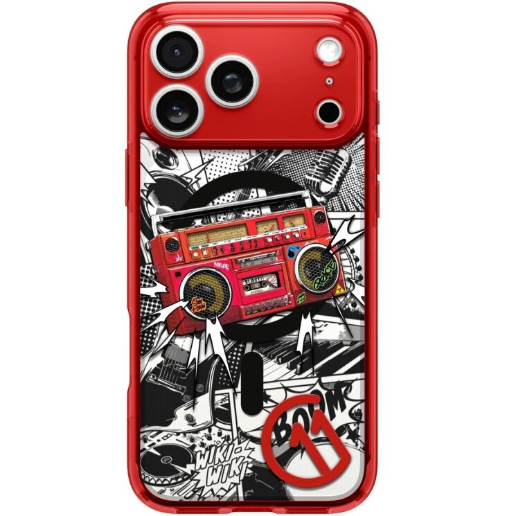 Захисний чохол Spigen c11 Series Blast Edition (Mag Fit) для iPhone 17 Pro Max - Red: фото 2 з 13