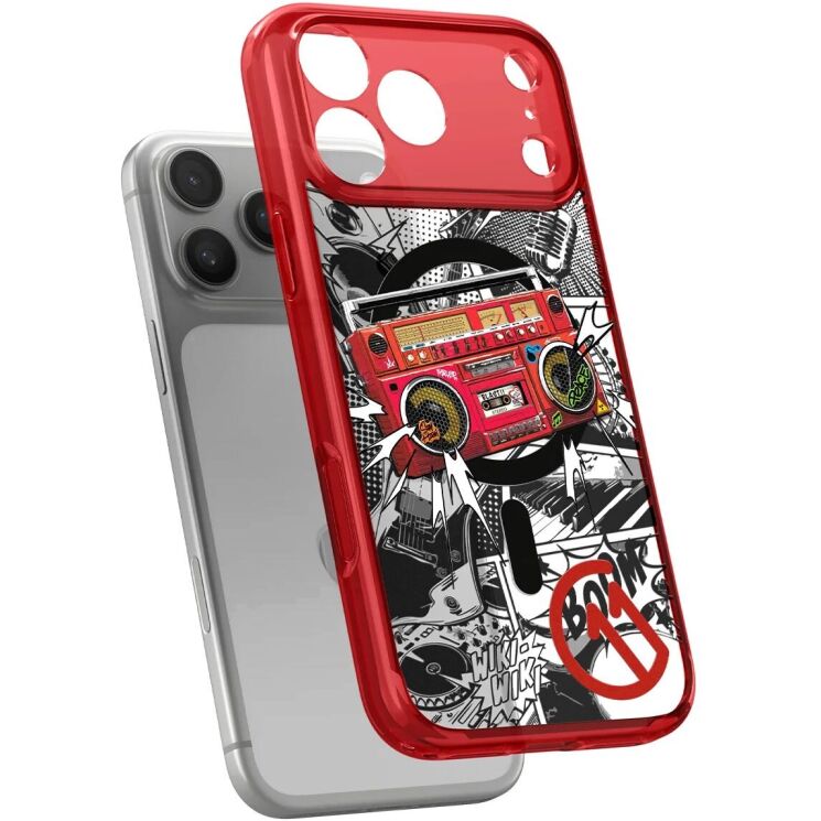 Захисний чохол Spigen c11 Series Blast Edition (Mag Fit) для iPhone 17 Pro Max - Red: фото 5 з 13