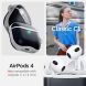 Защитный чехол Spigen Classic C1 MagFit (FH) для AirPods 4 (ACS08645) - Graphite (364458H). Фото 10 из 15