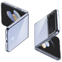Защитный чехол Spigen (SGP) AirSkin (FF) для Samsung Galaxy Flip 4 - Crystal Clear: фото 1 из 17