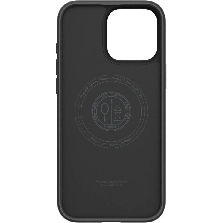 Защитный чехол Spigen (SGP) Liquid Air T (MagFit) для Apple iPhone 16 Pro Max (ACS09114) - Matte Black: фото 6 из 15
