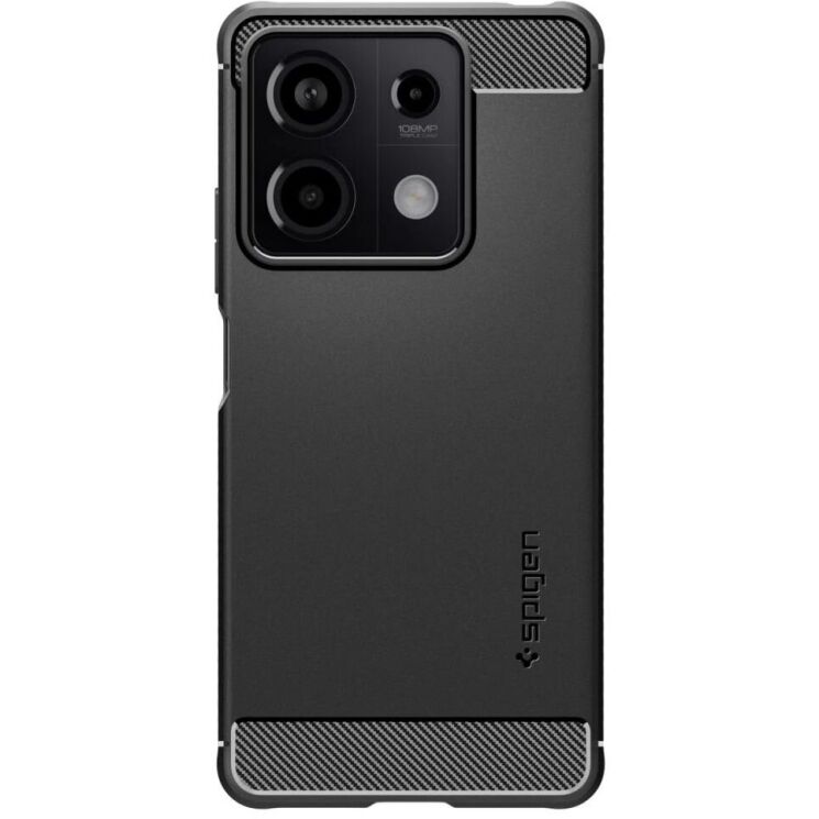 Захисний чохол Spigen (SGP) Rugged Armor для Xiaomi Redmi Note 13 5G - Matte Black: фото 2 з 16