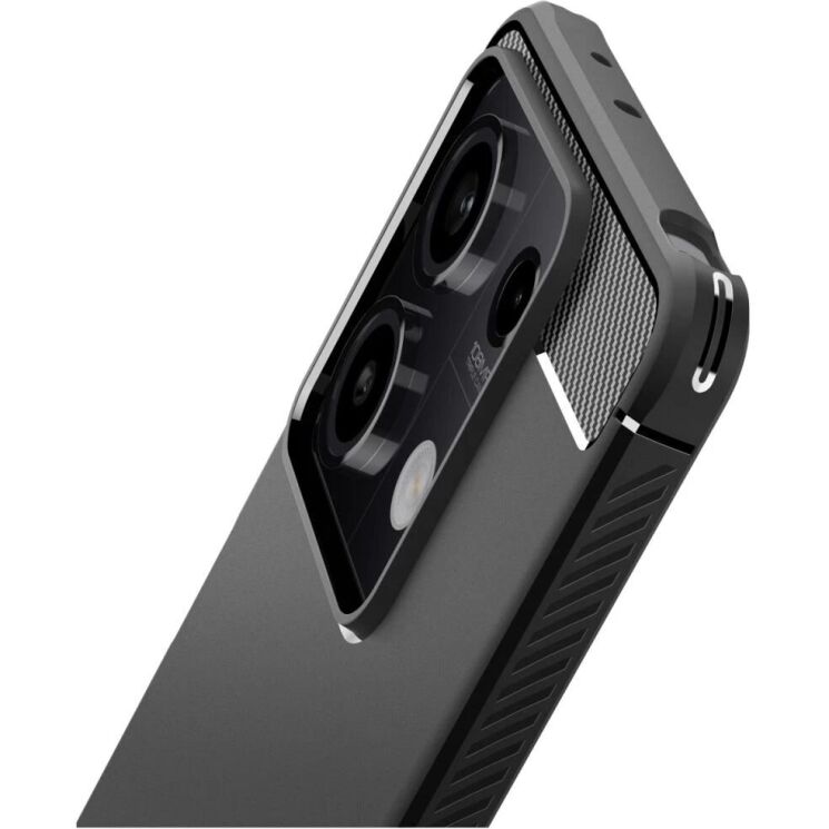 Захисний чохол Spigen (SGP) Rugged Armor для Xiaomi Redmi Note 13 5G - Matte Black: фото 4 з 16