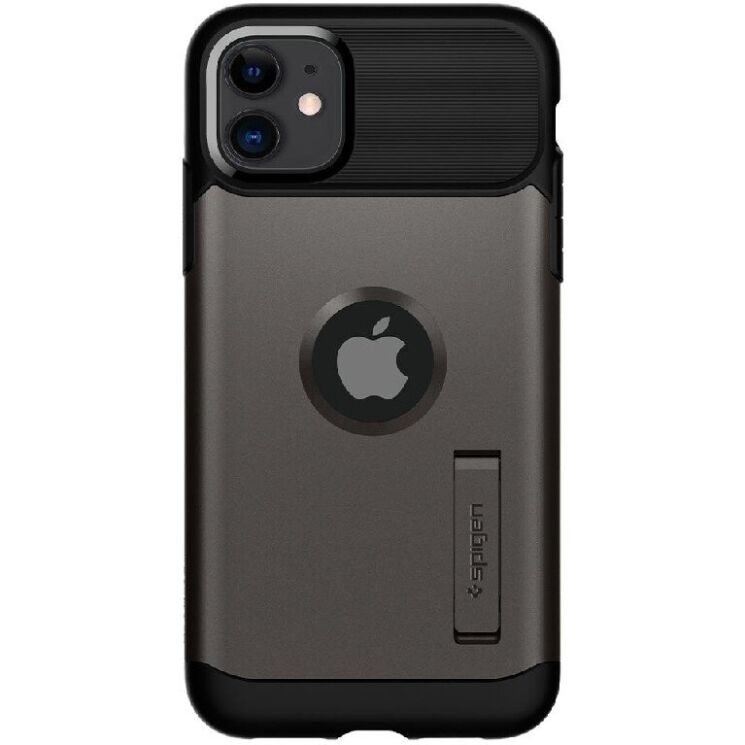 Захисний чохол Spigen (SGP) Slim Armor для Apple iPhone 11 - Gunmetal: фото 3 з 9