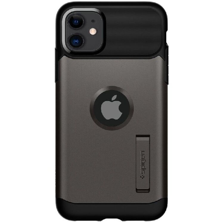 Захисний чохол Spigen (SGP) Slim Armor для Apple iPhone 11 - Gunmetal: фото 2 з 9