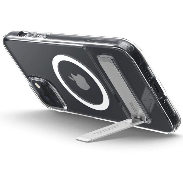 Защитный чехол Spigen (SGP) Slim Armor Essential S (MagFit) для Apple iPhone 14 (ACS04686) - Crystal Clear: фото 4 из 15