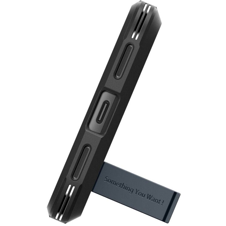 Защитный чехол Spigen (SGP) Tough Armor для Google Pixel 8A - Metal Slate: фото 6 из 19