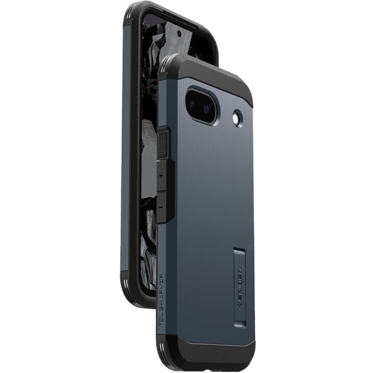 Защитный чехол Spigen (SGP) Tough Armor для Google Pixel 8A - Metal Slate: фото 4 из 19