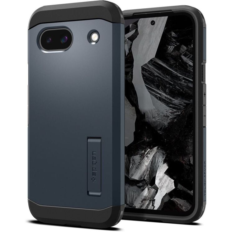 Защитный чехол Spigen (SGP) Tough Armor для Google Pixel 8A - Metal Slate: фото 1 из 19