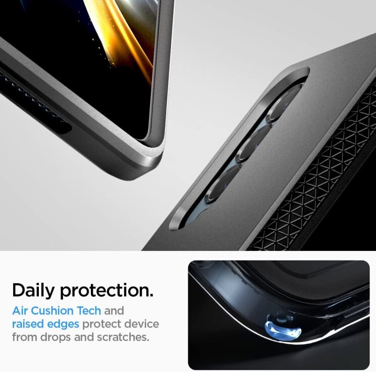 Защитный чехол Spigen (SGP) Tough Armor (FF) для Samsung Galaxy Fold 4 - Black: фото 9 из 11