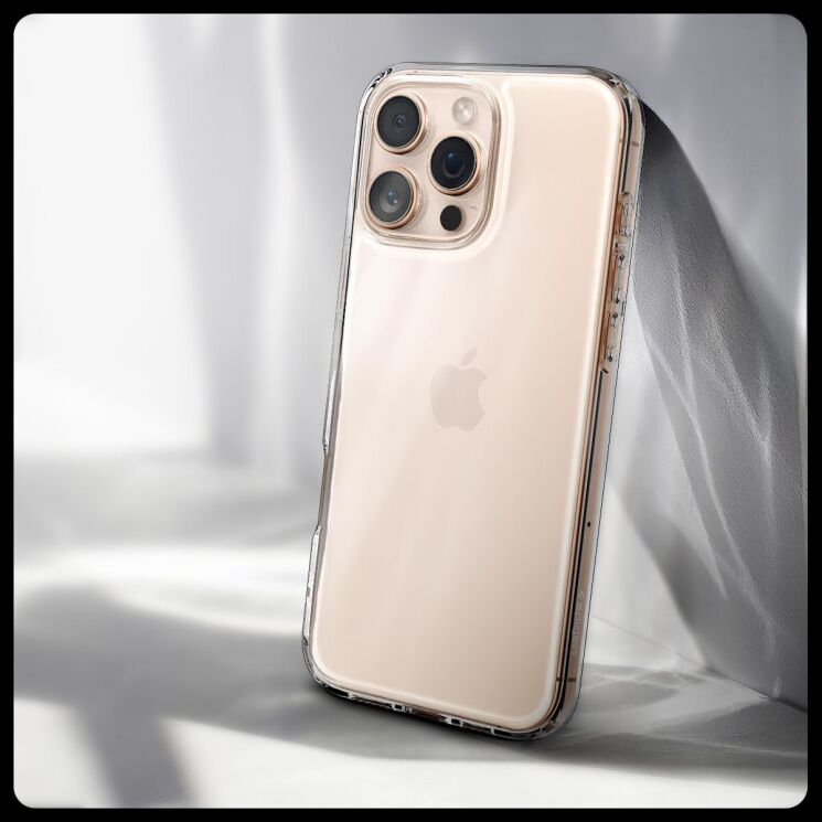Защитный чехол Spigen (SGP) Ultra Hybrid для Apple iPhone 16 Pro - Matte Black: фото 13 из 13