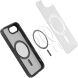 Защитный чехол Spigen (SGP) Ultra Hybrid (MagFit) для Apple iPhone 16e (ACS09144) - Frost Black (376475MB). Фото 7 из 15