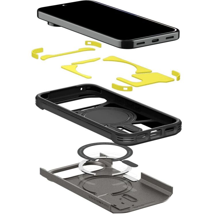 Захисний чохол Spigen Tough Armor (MagFit) для Google Pixel 11 Pro XL (ACS11865) - Gunmetal: фото 5 з 12