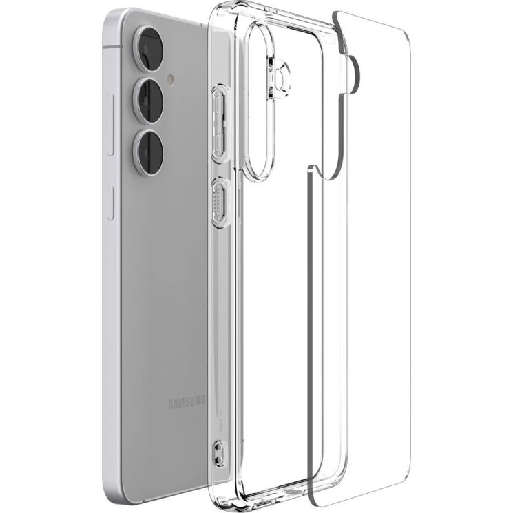 Защитный чехол Spigen Ultra Hybrid для Samsung Galaxy S25 FE (S731) ACS10026 - Crystal Clear: фото 6 из 14