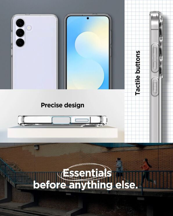 Защитный чехол Spigen Ultra Hybrid для Samsung Galaxy S25 FE (S731) ACS10026 - Crystal Clear: фото 14 из 14