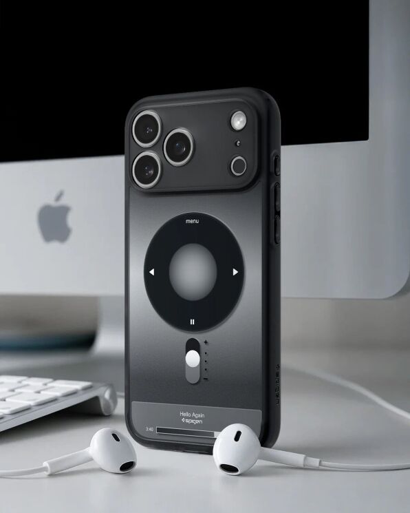 Защитный чехол Spigen Ultra Hybrid (MagFit) Сlassic для iPhone 17 Pro Max (ACS10291) - Silver: фото 12 из 16