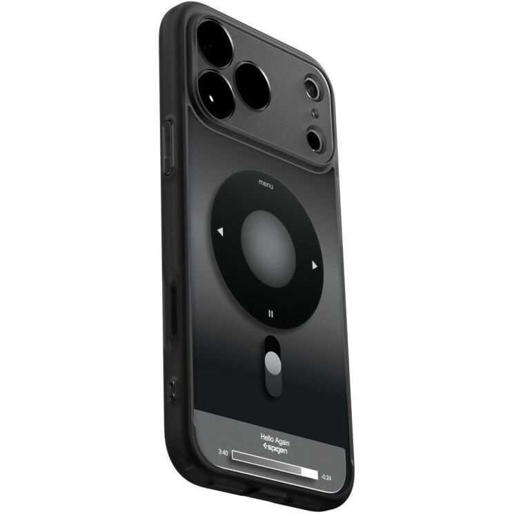 Защитный чехол Spigen Ultra Hybrid (MagFit) Сlassic для iPhone 17 Pro Max (ACS10292) - Black: фото 4 из 16