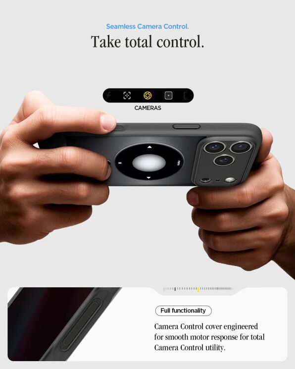 Защитный чехол Spigen Ultra Hybrid (MagFit) Сlassic для iPhone 17 Pro Max (ACS10291) - Silver: фото 15 из 16